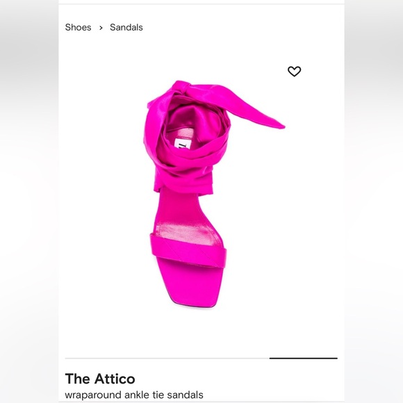 Áttico wrap around ankle sandal - Picture 2 of 9